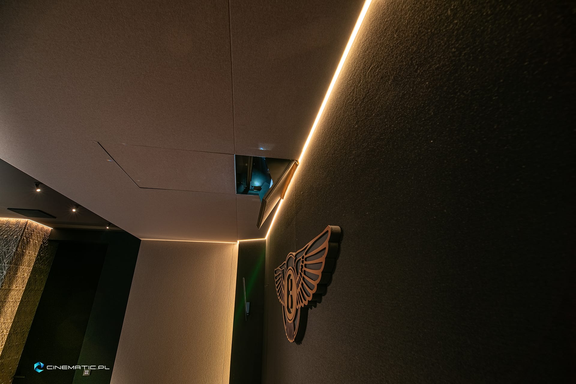 mechanizm ukrywania projektora