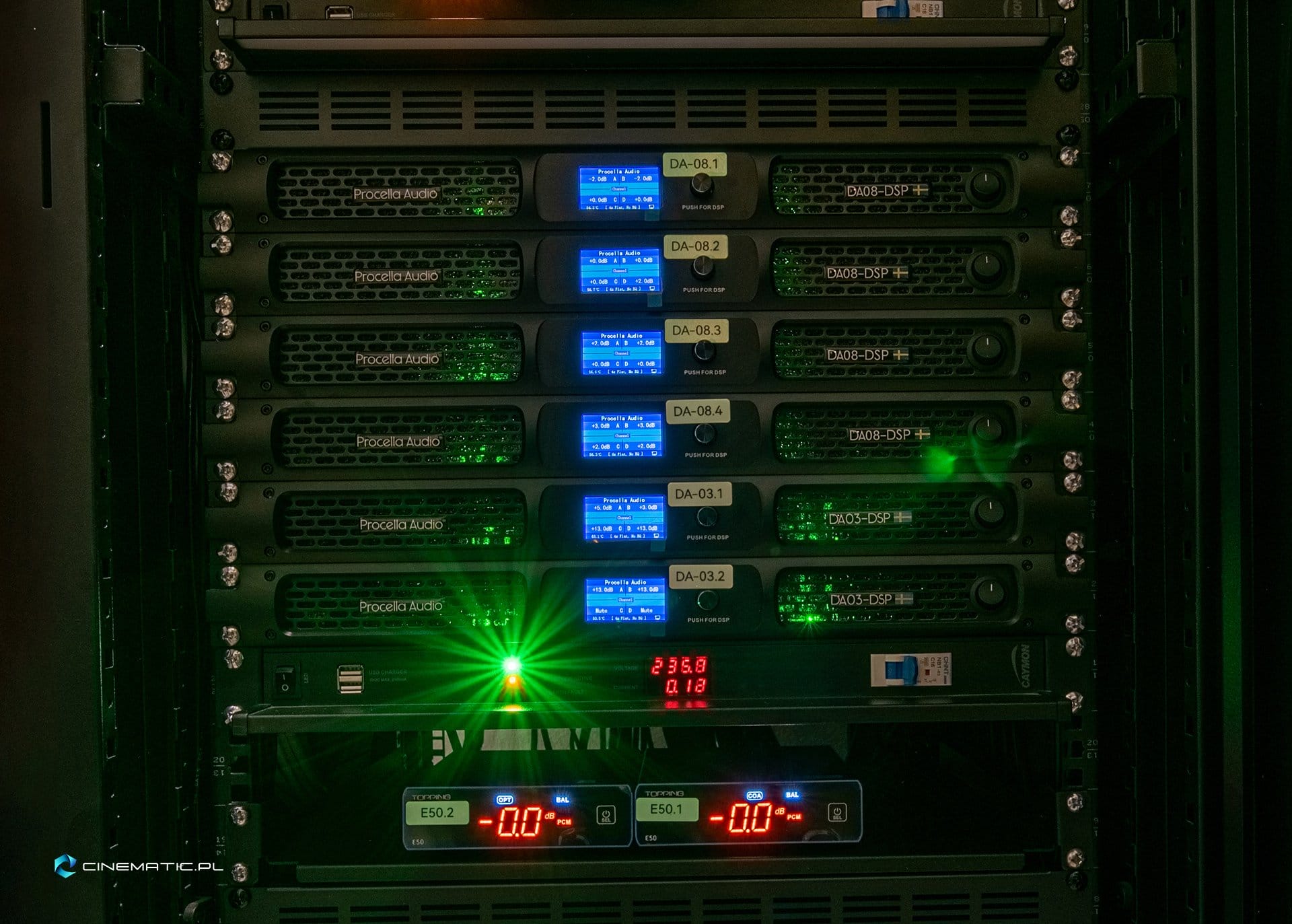 końcówki mocy Procella